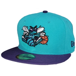 Charlotte Hornets New Era 5950 2Tone Basic Fitted Hat - Teal/Purple - Picture 1 of 1