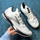 Brooks Levitate Stealthfit 5 Running Shoes in White Grey Black Womens 11 Sneaker