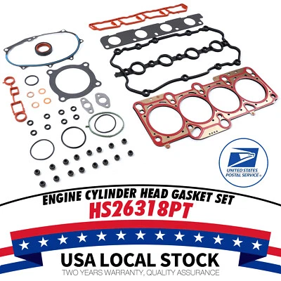 Juego de juntas de culata para Volkswagen Jetta Passat 2006-2008 05-11 Audi A4 Quattro 2,0 L Foto 1 de 4