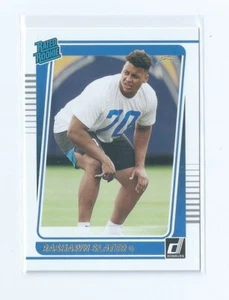 Rashawn Slater Rated Rookie 2021 Panini Donruss Football NFL Rookie Card No. 332 - Picture 1 of 2