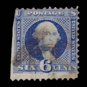 Scott #115 CV=$200- Bright Classic Washington Pictorial - Minimal Cancel - Picture 1 of 2