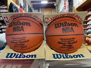 Balón oficial de baloncesto de cuero Wilson NBA de colección BLEM - Imagen 1 de 2