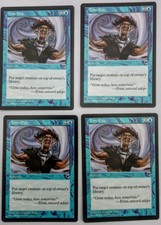 MTG Magic the Gathering TIME EBB X4 (Tempest Blue) Sorcery