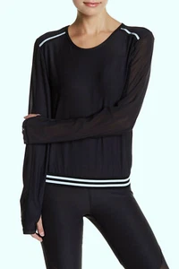 WOMEN size WORKOUT Sport FITNESS Yoga ATHLETIC Stretch RUN Gym STRETCH Top SHIRT - Picture 1 of 12