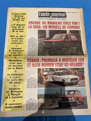 L’Auto-journal 18 Juillet 68 N457 - Photo 1/2