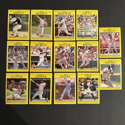 Fleer Baseball 1991 - Lote de 14 - Solo miembros del Salón de la Fama - Excelente estado Foto 1 de 4
