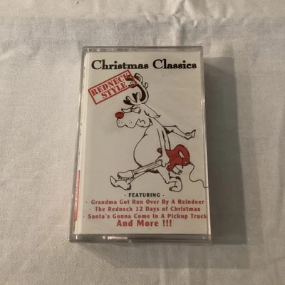 Christmas Classics Redneck Style -By Various Artists CASSETTE - NEW/SEALED - Imagem 1 de 3