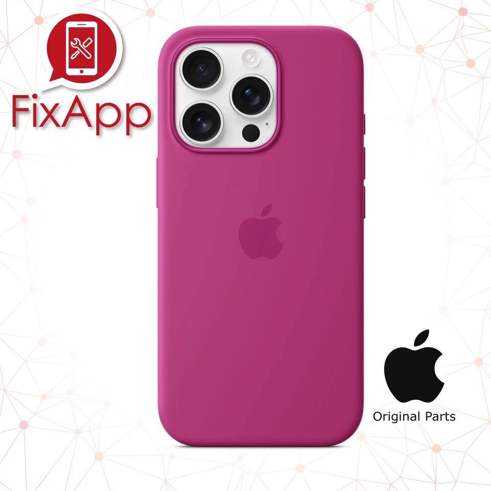 100% ORIGINALE APPLE IPHONE 16 PRO COVER CUSTODIA UFFICIALE MAGSAFE IN SILICONE - Immagine 1 di 1