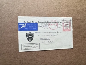 South Africa University Meter Cover (10)  1957 South African Inst of Mining - Picture 1 of 2
