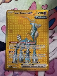 Iron Crown ex 216/162 Temporal Forces Holo Pokemon TCG Trading Card Game - Picture 1 of 2
