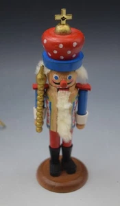 STEINBACH W GERMANY KAISER WOODEN MINI NUTCRACKER 5.5" VINTAGE MIB - Picture 1 of 7