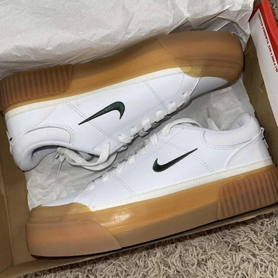 Nike Women’s Court Legacy Lift Platform Shoes FV5526-100, Choose Size - Image 1 of 4