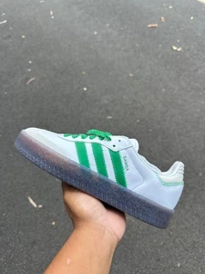 Adidas Originals Sambae W White Green Gum Women Casual Platform Shoe IE9105 5-8w - Picture 1 of 7