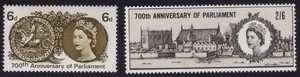 Great Britain 1965 Parliament Anniversary Sc#422-423 MH @S4912 - Picture 1 of 1