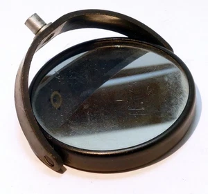 50mm OD Microscope Mirror vintage 2" wide concave - Picture 1 of 6