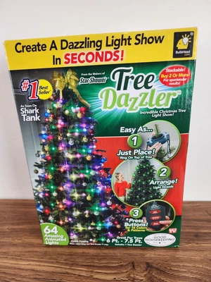 Star Shower Tree Dazzler LED Christmas Holiday Lights As Seen On TV/Shark Tank - Image 1 of 4