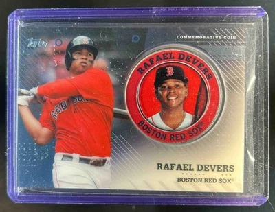 2020 Topps Rafael Devers Player Medallions #TPM-RD Red Sox - Image 1 of 2