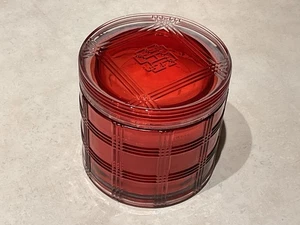 HomeWorx Harry Slatkin HARVEST LEAVES Red Glass 14 oz 3-Wick Candle - Picture 1 of 4