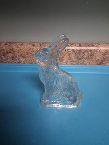 Vintage Ostern 1940er J.H.Millstein Co. Hase Kaninchen Glas Süßigkeiten Behälter 6" - Bild 1 von 6