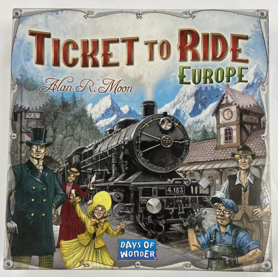 Ticket to Ride Europe Complete boardgame Opened box Alan Moon Days Wonder (GGR) - Image 1 of 4