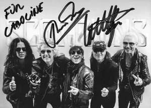 Scorpions, Originalautogramm, alte Autogrammkarte, "Wind of Change" - Picture 1 of 1