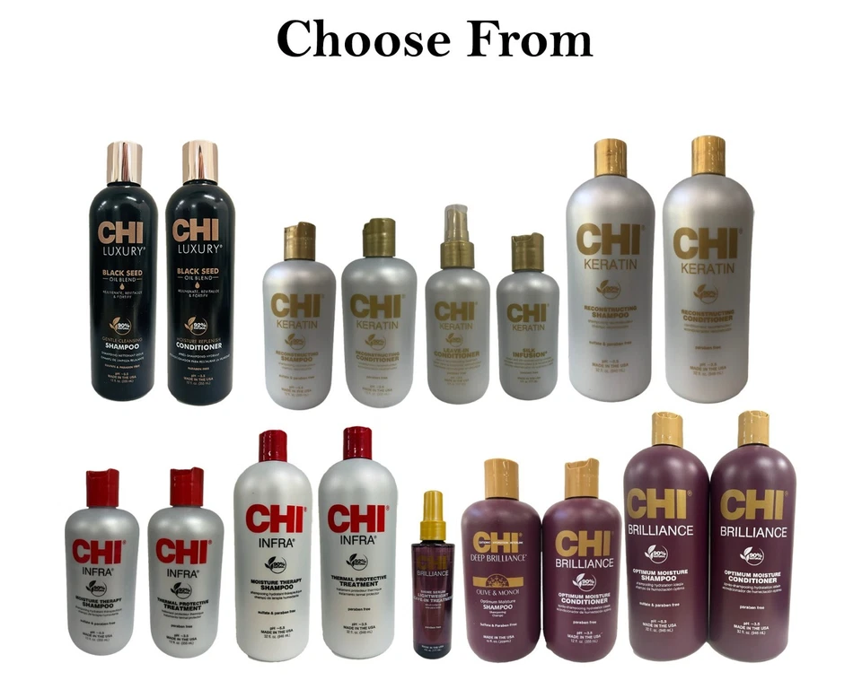 CHI - Shampoo&Conditioner&Treatment - INFRA/DEEP BRILLIANCE/KERATIN/LUXURY OIL - Image 1 of 1