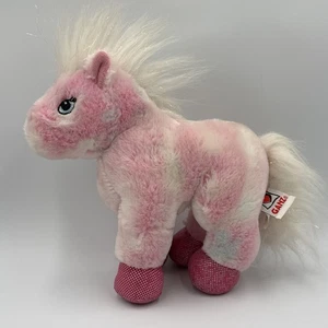 Webkinz PINK PONY Club! ***NO CODE** 8 Inch Long Stuffed Toy GANZ (No Hang Tags) - Picture 1 of 7