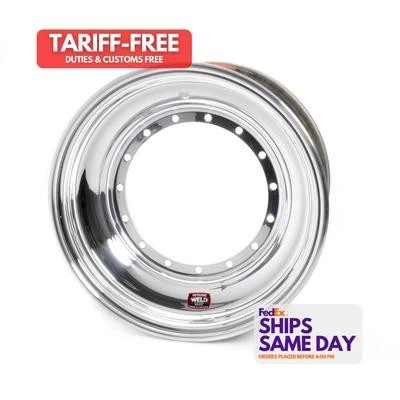 Carcasa de llanta de montaje de husillo de aluminio pulido Weld 860-50813 15X8 3 pulgadas Bs Perfor Foto 1 de 4