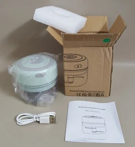 Elektrischer Knoblauchstampfer Zerkleinerer Tragbar SR01 Kabellos Mini Lebensmittel Zerkleinerer 100ml - Bild 1 von 13