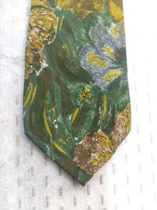 ENRICO COVERI RICERCHE 100% SILK TIE SETA CRAVATTA NECKTIE MADE ITALY A1510 - Picture 1 of 5