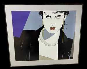 Michelle By Patrick Nagel Signed Classic Visions Collection Pop Art 34x30 - Picture 1 of 7