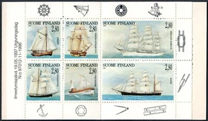 FINLANDIA. 1997. 16,80 Mk. Veleros. Folleto. VF MNH (H35) - Imagen 1 de 2