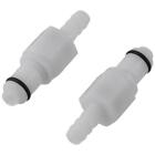 2 pack Plastic Hose Barb Insert Coupling Connector  Water Pipe