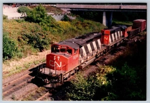 CN 5259 - 5076 Train #444, CN Bayview Ontario, 1994 4x6 Photo - Picture 1 of 2