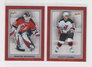 05/06 UD Beehive New Jersey Devils (2 Cards) Martin Brodeur Scott Gomez