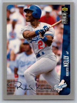 💎1996 Collector's Choice Silver Signature #184 Roberto Kelly - Dodgers💎 - Image 1 of 2