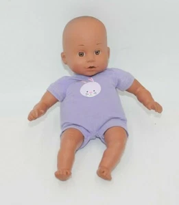 2008 Cititoy Baby Doll Brown Eyes Purple Body 14" African American Bunny Rabbit - Picture 1 of 6