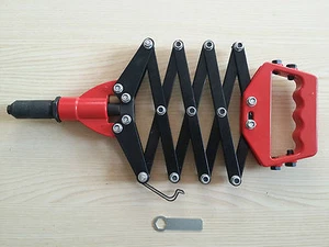 Lazy Tong Rivet Gun 3.2 4 4.8 6 6.4mm Riveter Aluminum Steel Inox Dome Blind - Picture 1 of 5