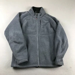 Marmot Sweatshirt Mens Large Gray Fleece Full Zip Mock Neck Long Sleeves Jacket - Picture 1 of 11