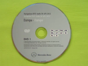 DVD NAVIGATION MERCEDES-BENZ AUDIO 50 APS NORDEUROPA 2013 A B CLS E GL M R VIANO - Bild 1 von 2