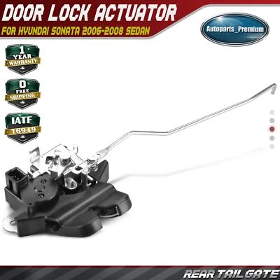 Actuador de bloqueo de pestillo de tapa de maletero trasero para Hyundai Sonata 2006-2008 sedán Foto 1 de 4