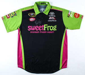 David Ragan Signed Simpson Crew Sweet Frog Racing Jersey (JSA COA) Nascar Driver