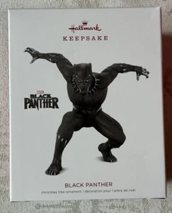BLACK PANTHER Hallmark Keepsake Ornament Marvel MCU Avengers, supereroe 2018 nuovo - Foto 1 di 1