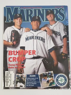 Official Seattle Mariners Magazine Sept 2006 Felix Hernandez w/ Scorecard - Image 1 of 4