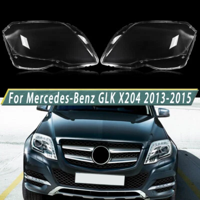 Cubierta de lente de faro izquierdo y derecho Fit Mercedes-Benz GLK X204 2013 2014 2015 Foto 1 de 4