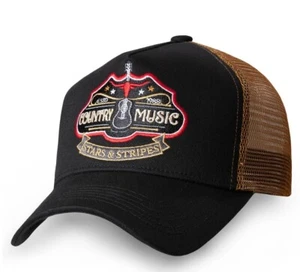 Basecap Baseball Cap Cappy USA Country Music Guitarr Western Kappe Amerika Mütze - Bild 1 von 2