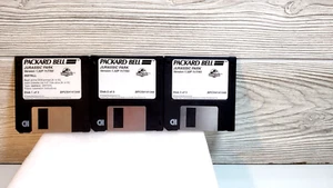 Packard Bell 1993 JURASSIC PARK MS-DOS Game - Version 1.32P Disk 1-2-3 - Picture 1 of 5