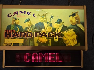 Vintage Joe Camel Zigarettenschild beleuchtet beweglich digital Festzelt Schild funktioniert - Bild 1 von 18