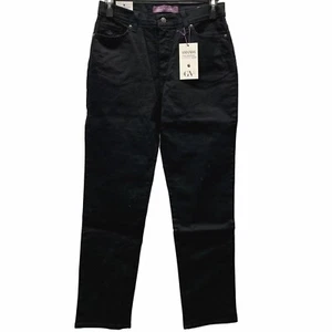 Gloria Vanderbilt Amanda Damenjeans Größe 8 durchschnittlich schwarz Spülen Waschen Stretch - Bild 1 von 18