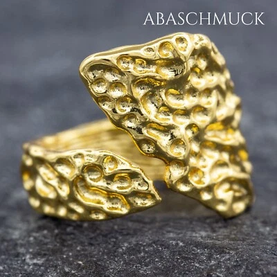 Silberring Silber 925 Ring Verstellbar Offen Bandring massiv Schịck modern R946 - Bild 1 von 4